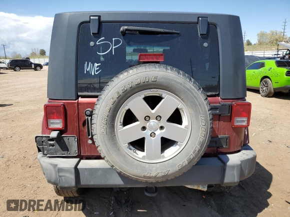2007 Jeep Wrangler Sahara with VIN 1J4FA54167L163567, listed as a Copart auction lot 55229305 with 153,879 mi miles and Non repairable. Bid and sale history available at DreamBid. Image 6.