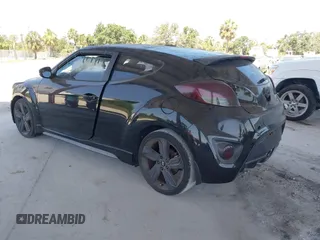 2014 Hyundai Veloster Turbo with VIN KMHTC6AE0EU210837, listed as a IAAI auction lot 42351675 with 91,523 mi miles and . Bid and sale history available at DreamBid. Image 3.