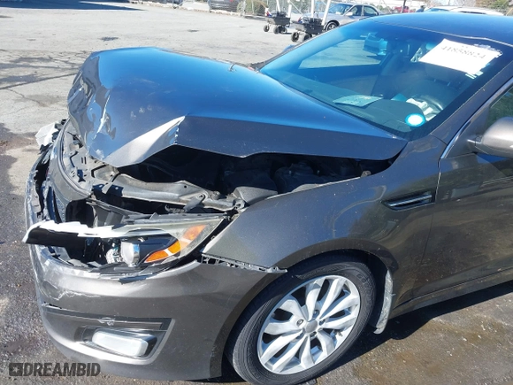 2014 Kia Optima EX with VIN 5XXGN4A78EG320367, listed as a IAAI auction lot 41858824 with 216,987 mi miles. Bid and sale history available at carsss.com. Image 18.