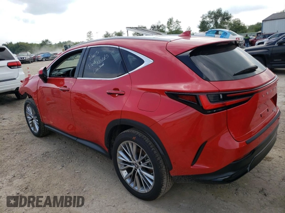 2023 Lexus NX 350h Luxury with VIN 2T2HKCEZ3PC015304, listed as a Copart auction lot 63132423 with Not Provided miles and . Bid and sale history available at DreamBid. Image 2.
