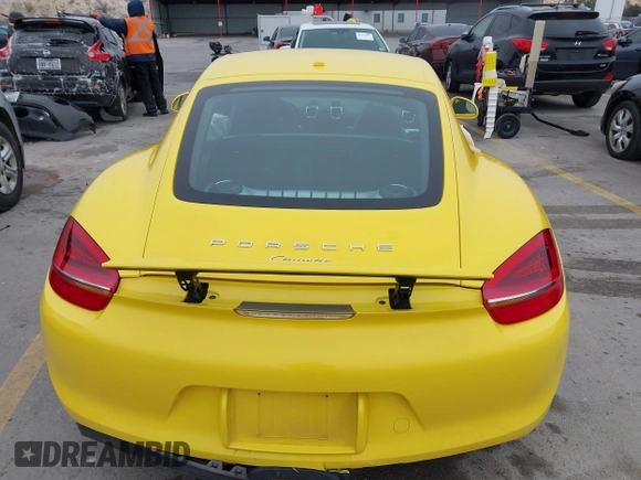2014 Porsche Cayman with VIN WP0AA2A84EK172111, listed as a IAAI auction lot 41581508 with 91,509 mi miles and . Bid and sale history available at DreamBid. Image 16.