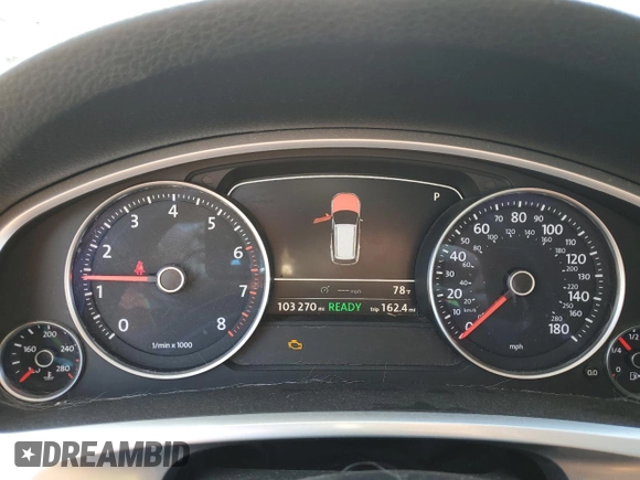 2012 Volkswagen Touareg с VIN WVGEG9BP6CD008533, выставлен на аукционе Copart как лот 60356345 с пробегом 103 270 миль миль и Чистый • Clean title. История ставок и продаж доступна на DreamBid. Изображение 9.