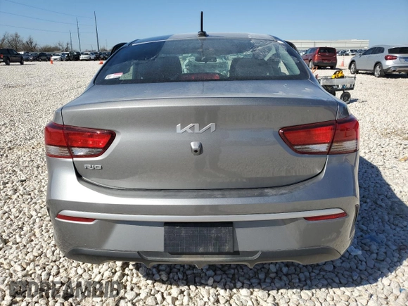 2022 Kia Rio S with VIN 3KPA24ADXNE477511, listed as a Copart auction lot 48555265 with 32,147 mi miles and Salvage Title. Bid and sale history available at carsss.com. Image 6.