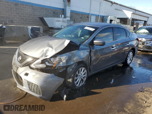2019 Nissan Sentra S with VIN 3N1AB7AP6KY229801, listed as a Copart auction lot 82310174 with 81,241 mi miles and Salvage title. Bid and sale history available at DreamBid. Image 1.