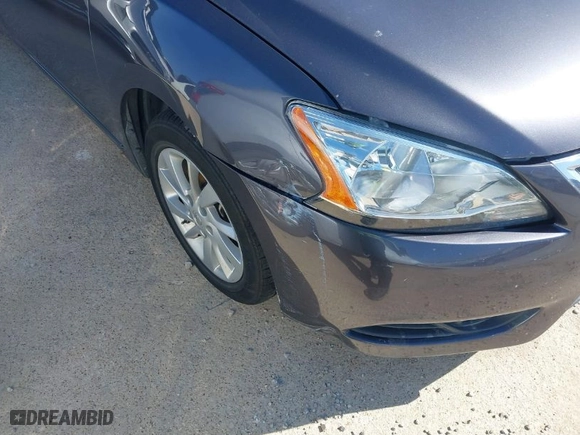 2015 Nissan Sentra S with VIN 3N1AB7APXFY378511, listed as a IAAI auction lot 41373081 with 143,120 mi miles. Bid and sale history available at carsss.com. Image 6.