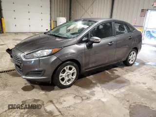 2015 Ford Fiesta SE with VIN 3FADP4BJ5FM123167, listed as a Copart auction lot 52576405 with 104,243 mi miles and Salvage Title. Bid and sale history available at carsss.com. Image 1.