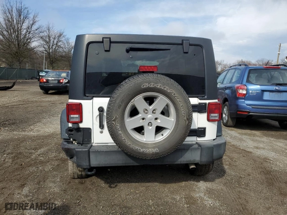 2018 Jeep Wrangler JK Unlimited Sport S with VIN 1C4BJWDG6JL814783, listed as a Copart auction lot 48219015 with 97,048 mi miles and Salvage Title. Bid and sale history available at carsss.com. Image 6.