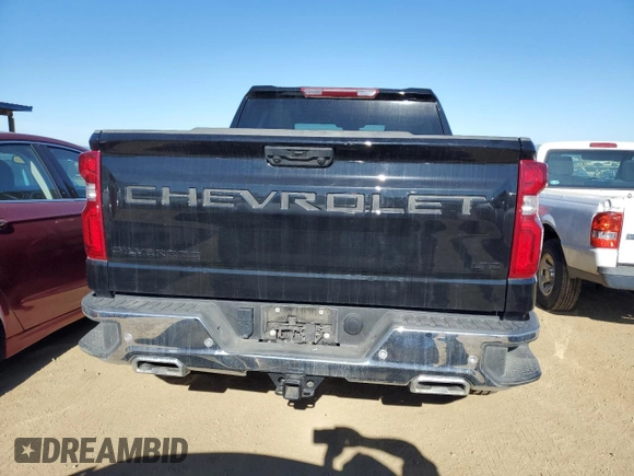 2023 Chevrolet Silverado 1500 LTZ with VIN 1GCUDGE85PZ203694, listed as a Copart auction lot 88726315 with 2,816 mi miles and Salvage Title. Bid and sale history available at carsss.com. Image 6.