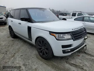 2016 Land Rover Range Rover Diesel HSE with VIN SALGS2KF3GA248942, listed as a Copart auction lot 86847414 with 133,941 mi miles and Salvage Title. Bid and sale history available at carsss.com. Image 4.