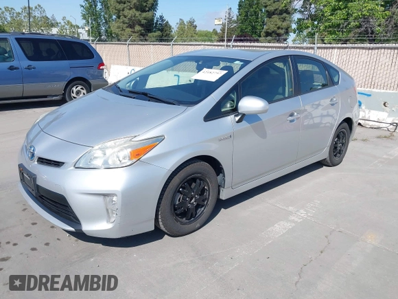 2014 Toyota Prius Four with VIN JTDKN3DU6E1822490, listed as a IAAI auction lot 42182797 with 192,338 mi miles. Bid and sale history available at carsss.com. Image 2.