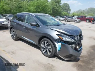 2023 Nissan Murano SL z VIN 5N1AZ2CJ9PC137016, wystawiony jako IAAI lot #42290574 z przebiegiem 4 765 mil mil oraz . Historia ofert i sprzedaży dostępna na DreamBid. Obrazek 1.