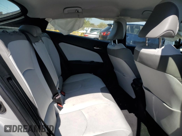2020 Toyota Prius Prime LE with VIN JTDKARFP3L3129111, listed as a Copart auction lot 52462165 with 56,015 mi miles and Salvage Title. Bid and sale history available at carsss.com. Image 10.