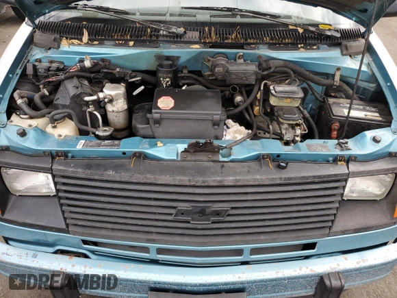 1993 Chevrolet Astro with VIN 1GNEL19W1PB171176, listed as a Copart auction lot 78195764 with 201,913 mi miles and Salvage Title. Bid and sale history available at carsss.com. Image 14.
