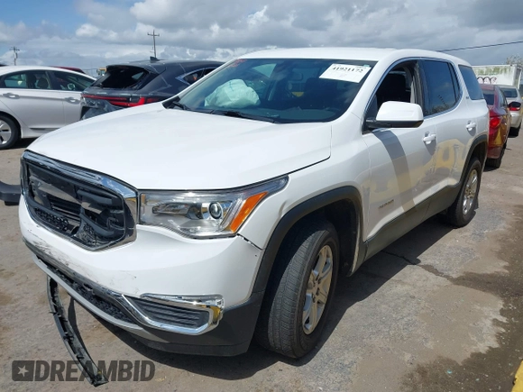 2019 GMC Acadia SLE with VIN 1GKKNKLA3KZ124633, listed as a IAAI auction lot 41921172 with 47,807 mi miles. Bid and sale history available at carsss.com. Image 2.
