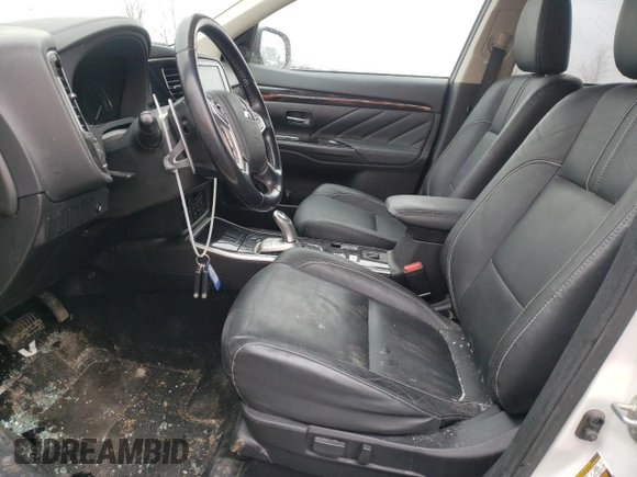 2018 Mitsubishi Outlander SEL with VIN JA4J24A54JZ620762, listed as a Copart auction lot 53100985 with 137,096 mi miles and Salvage title. Bid and sale history available at DreamBid. Image 7.