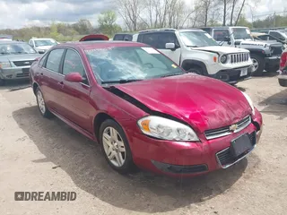 2010 Chevrolet Impala LT with VIN 2G1WB5EK1A1234447, listed as a IAAI auction lot 42115668 with 124,834 mi miles and . Bid and sale history available at DreamBid. Image 1.