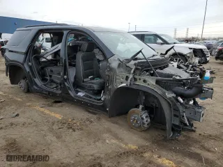2023 Chevrolet Traverse Premier with VIN 1GNERKKW2PJ309358, listed as a Copart auction lot 42443435 with 0 mi miles and Salvage Title. Bid and sale history available at carsss.com. Image 4.