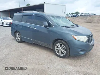 2012 Nissan Quest LE z VIN JN8AE2KP9C9039265, wystawiony jako IAAI lot #42292628 z przebiegiem 208 826 mil mil oraz . Historia ofert i sprzedaży dostępna na DreamBid. Obrazek 1.