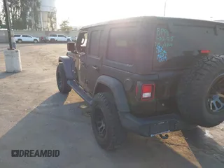 2020 Jeep Wrangler Unlimited Sport S with VIN 1C4HJXDG5LW170579, listed as a IAAI auction lot 41429548 with Not provided miles and . Bid and sale history available at DreamBid. Image 3.