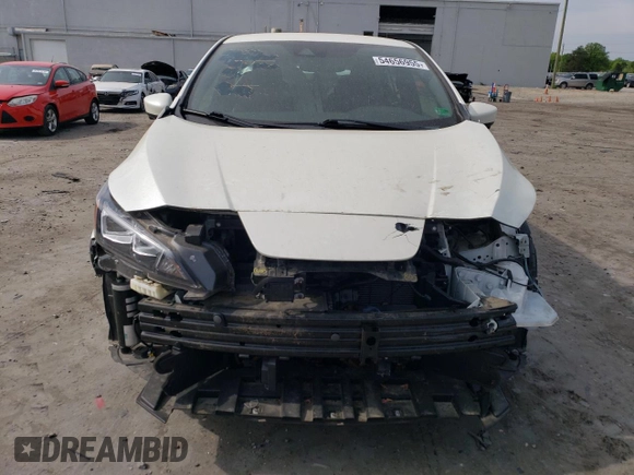 2022 Nissan LEAF SV with VIN 1N4AZ1CV1NC563433, listed as a Copart auction lot 54656955 with 10,604 mi miles and Salvage Title. Bid and sale history available at DreamBid. Image 5.