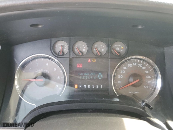 2010 Ford F-150 XL with VIN 1FTFX1EV2AFB61013, listed as a Copart auction lot 53895375 with 119,331 mi miles and Clean Title. Bid and sale history available at carsss.com. Image 9.