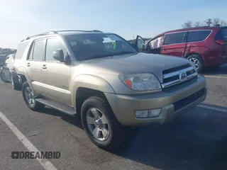 2005 Toyota 4Runner SR5 with VIN JTEBT14R350056824, listed as a IAAI auction lot 41936954 with 247,526 mi miles and . Bid and sale history available at DreamBid. Image 1.