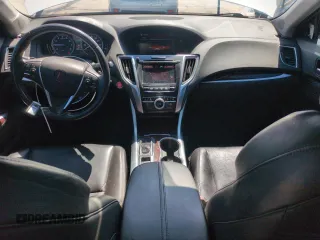 2015 Acura TLX Technology with VIN 19UUB2F59FA008368, listed as a Copart auction lot 56180545 with 76,812 mi miles and Salvage title. Bid and sale history available at DreamBid. Image 8.