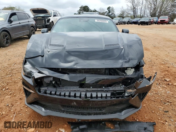2022 Ford Mustang GT with VIN 1FA6P8CF4N5134479, listed as a Copart auction lot 50266095 with 35,678 mi miles and Salvage Title. Bid and sale history available at carsss.com. Image 5.
