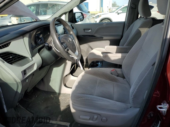 2018 Toyota Sienna LE Auto Access Seat with VIN 5TDKZ3DC5JS905966, listed as a Copart auction lot 50753055 with 107,490 mi miles and Salvage Title. Bid and sale history available at carsss.com. Image 7.