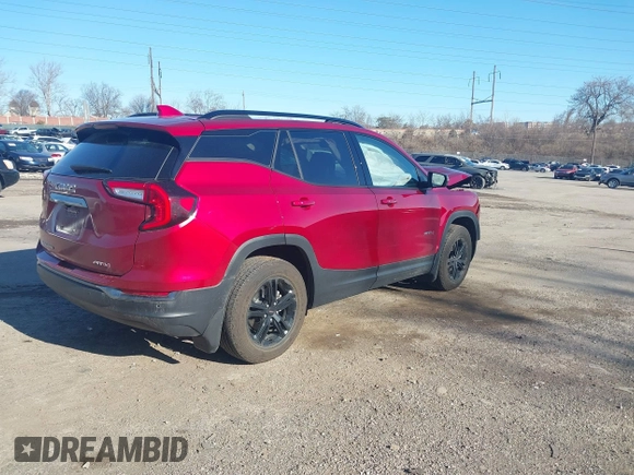 2022 GMC Terrain AT4 with VIN 3GKALYEV4NL195923, listed as a IAAI auction lot 41815009 with 26,862 mi miles and . Bid and sale history available at DreamBid. Image 4.