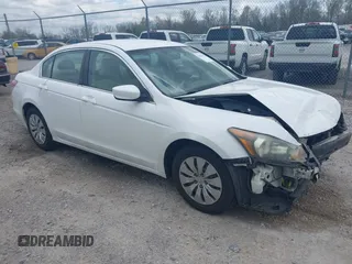 2010 Honda Accord LX z VIN 1HGCP2F38AA190312, wystawiony jako IAAI lot #42026131 z przebiegiem 143 679 mil mil oraz . Historia ofert i sprzedaży dostępna na DreamBid. Obrazek 1.
