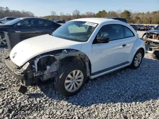2016 Volkswagen Beetle with VIN 3VWF07AT8GM630252, listed as a Copart auction lot 43537635 with 94,350 mi miles and Salvage Title. Bid and sale history available at DreamBid. Image 1.
