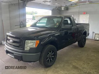 2014 Ford F-150 XL z VIN 1FTMF1EM5EFA86587, wystawiony jako Copart lot #64393115 z przebiegiem 165 549 mil mil oraz Czysty tytuł • Clean title. Historia ofert i sprzedaży dostępna na DreamBid. Obrazek 2.