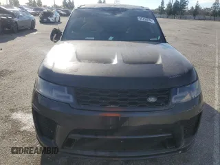 2018 Land Rover Range Rover Sport SVR with VIN SALWZ2SE8JA184175, listed as a Copart auction lot 85798834 with 39,755 mi miles and Salvage Title. Bid and sale history available at carsss.com. Image 5.