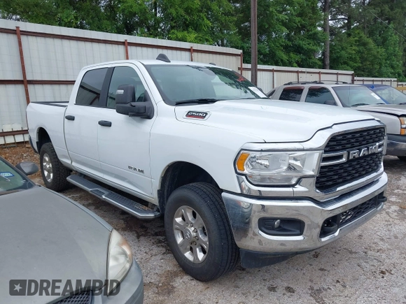 2023 Ram 2500 Big Horn with VIN 3C6UR5DJXPG632878, listed as a IAAI auction lot 42152832 with 44,198 mi miles. Bid and sale history available at carsss.com. Image 1.