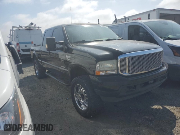 2003 Ford F-250 XL with VIN 1FTNW21P03EC70140, listed as a Copart auction lot 60461875 with 133,397 mi miles and Clean title. Bid and sale history available at DreamBid. Image 4.