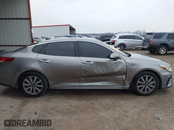 2019 Kia Optima EX with VIN 5XXGU4L1XKG324394, listed as a IAAI auction lot 41607905 with 69,980 mi miles. Bid and sale history available at carsss.com. Image 13.