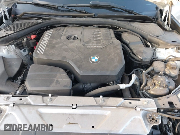 2022 BMW 3 Series 330i with VIN 3MW5R1J04N8C56510, listed as a IAAI auction lot 41458542 with 62,022 mi miles. Bid and sale history available at carsss.com. Image 10.