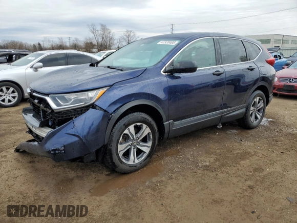 2018 Honda CR-V LX with VIN 2HKRW6H37JH209618, listed as a Copart auction lot 47320465 with 73,604 mi miles and Salvage Title. Bid and sale history available at carsss.com. Image 1.