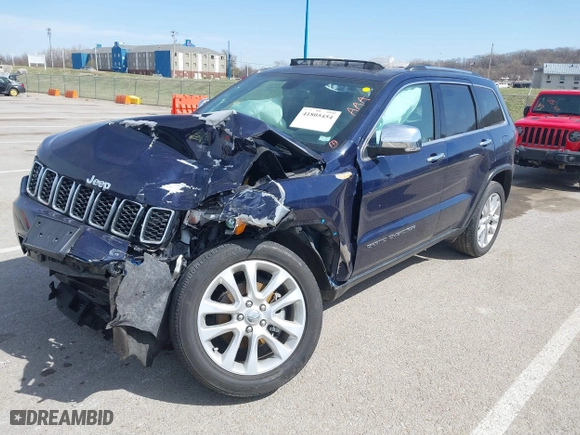 2017 Jeep Grand Cherokee Limited with VIN 1C4RJFBGXHC789995, listed as a IAAI auction lot 41805454 with 35,122 mi miles. Bid and sale history available at carsss.com. Image 17.