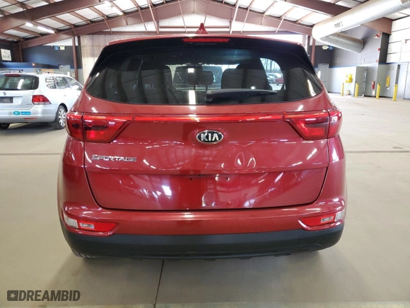2017 Kia Sportage LX with VIN KNDPMCAC1H7033217, listed as a Copart auction lot 53678375 with 161,824 mi miles and Clean Title. Bid and sale history available at carsss.com. Image 6.