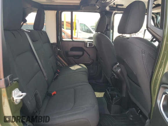 2021 Jeep Wrangler Unlimited Willys с VIN 1C4HJXDM4MW727070, выставлен на аукционе Copart как лот 60461275 с пробегом 42 078 миль миль и Списание • Salvage title. История ставок и продаж доступна на DreamBid. Изображение 10.