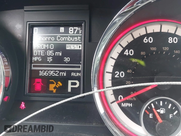 2013 Dodge Durango SXT with VIN 1C4RDHAG4DC686389, listed as a IAAI auction lot 42440260 with 166,952 mi miles and . Bid and sale history available at DreamBid. Image 7.