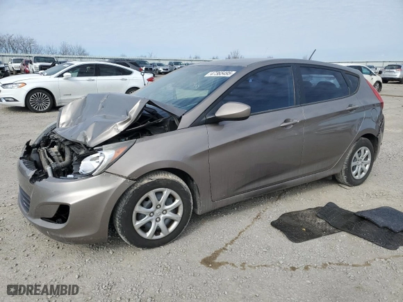 2014 Hyundai Accent GS with VIN KMHCT5AE6EU150119, listed as a Copart auction lot 47365495 with 0 mi miles and Salvage Title. Bid and sale history available at carsss.com. Image 1.