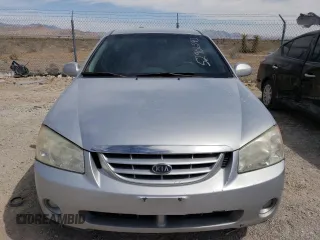 2006 Kia Spectra EX with VIN KNAFE122665297378, listed as a Copart auction lot 52906543 with 0 mi miles and Salvage Title. Bid and sale history available at carsss.com. Image 5.
