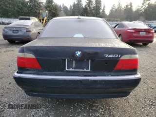 2001 BMW 7 Series 740iA with VIN WBAGG83431DN86580, listed as a Copart auction lot 44708755 with 180,708 mi miles and Clean Title. Bid and sale history available at carsss.com. Image 6.