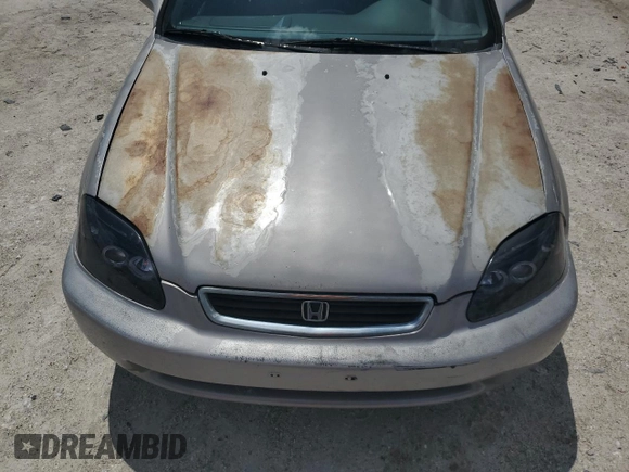 1998 Honda Civic DX with VIN 2HGEJ6626WH597949, listed as a Copart auction lot 71172154 with 158,081 mi miles and Salvage Title. Bid and sale history available at carsss.com. Image 12.