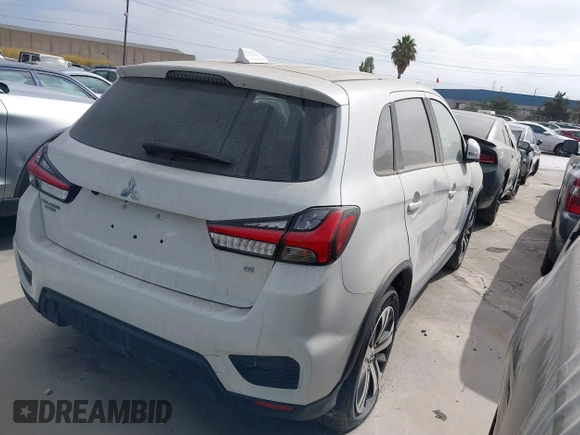 2021 Mitsubishi Outlander Sport SE with VIN JA4APVAU5MU015892, listed as a IAAI auction lot 35465610 with 85,472 mi miles. Bid and sale history available at carsss.com. Image 4.