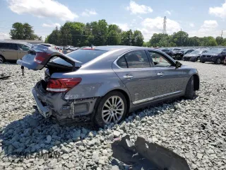 2013 Lexus LS 460 with VIN JTHBL5EF9D5113902, listed as a Copart auction lot 58020065 with 234,478 mi miles and Salvage title. Bid and sale history available at DreamBid. Image 3.