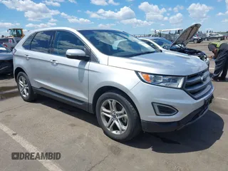 2015 Ford Edge Titanium z VIN 2FMTK4K95FBB47962, wystawiony jako IAAI lot #42234894 z przebiegiem Nie podano mil oraz . Historia ofert i sprzedaży dostępna na DreamBid. Obrazek 1.